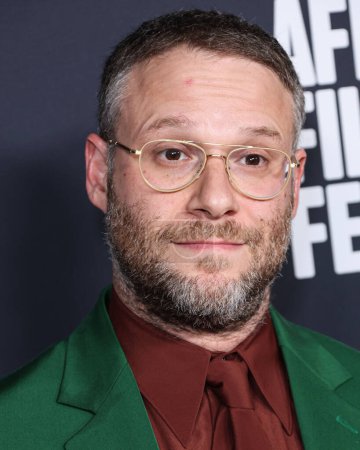 Photo for Canadian-American actor, comedian and filmmaker Seth Rogen arrives at the 2022 AFI Fest - Closing Night Special Screening Of Universal Pictures' 'The Fabelmans' held at the TCL Chinese Theatre IMAX on November 6, 2022 in Hollywood, Los Angeles, USA - Royalty Free Image