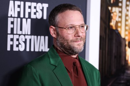 Photo for Canadian-American actor, comedian and filmmaker Seth Rogen arrives at the 2022 AFI Fest - Closing Night Special Screening Of Universal Pictures' 'The Fabelmans' held at the TCL Chinese Theatre IMAX on November 6, 2022 in Hollywood, Los Angeles, USA - Royalty Free Image