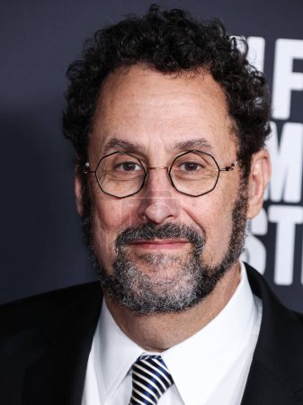 Photo for American author, playwright and screenwriter Tony Kushner arrives at the 2022 AFI Fest - Closing Night Special Screening Of Universal Pictures' 'The Fabelmans' held at the TCL Chinese Theatre IMAX on November 6, 2022 in Hollywood, Los Angeles, USA - Royalty Free Image