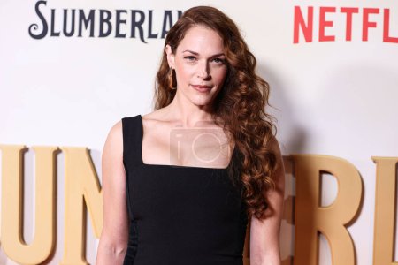 Photo for American actress Amanda Righetti arrives at the Los Angeles Premiere Of Netflix's 'Slumberland' held at AMC Century City 15 at Westfield Century City on November 9, 2022 in Century City, Los Angeles, California, United States. - Royalty Free Image