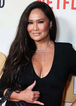 Photo for American actress, singer and former model Tia Carrere arrives at the Los Angeles Premiere Of Netflix's 'Slumberland' held at AMC Century City 15 at Westfield Century City on November 9, 2022 in Century City, Los Angeles, California, United States. - Royalty Free Image