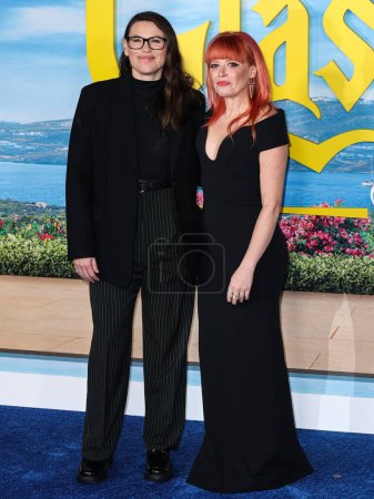 Photo for Clea DuVall and Natasha Lyonne arrive at the US Premiere Of Netflix's 'Glass Onion: A Knives Out Mystery' held at the Academy Museum of Motion Pictures on November 14, 2022 in Los Angeles, California, United States. - Royalty Free Image