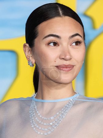 Photo for English actress Jessica Henwick wearing a Tory Burch dress arrives at the Los Angeles Premiere Of Netflix's 'Glass Onion: A Knives Out Mystery' held at the Academy Museum of Motion Pictures on November 14, 2022 in Los Angeles, California - Royalty Free Image