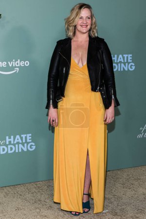 Photo for Screenwriter Lizzie Molyneux-Logelin arrives at the Los Angeles Premiere Of Amazon Prime Video's 'The People We Hate At The Wedding' held at the Regency Village Theatre on November 16, 2022 in Westwood, Los Angeles, California, United States. - Royalty Free Image