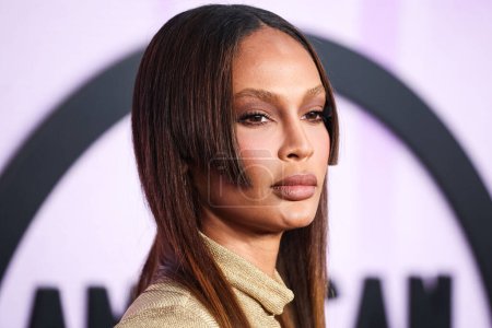 Photo for Joan Smalls arrives at the 2022 American Music Awards (50th Annual American Music Awards) held at Microsoft Theater at L.A. Live on November 20, 2022 in Los Angeles, California, United States. - Royalty Free Image