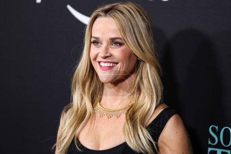 Photo for American actress Reese Witherspoon wearing Tiffany and Co. jewelry arrives at Los Angeles Premiere Of Amazon Prime Video's 'Something From Tiffany's' held at AMC Century City 15 at Westfield Century City on November 29, 2022 in Century City, LA, CA - Royalty Free Image