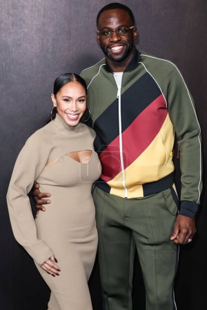 Photo for Hazel Renee and Draymond Green arrive at the Los Angeles Premiere Of Apple Original Films' 'Emancipation' held at Regency Village Theatre on November 30, 2022 in Westwood, Los Angeles, California, United States. - Royalty Free Image