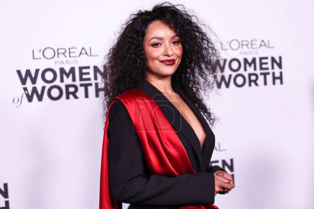 Photo for American actress Kat Graham arrives at the L'Oreal Paris' Women Of Worth Celebration 2022 held at The Ebell of Los Angeles on December 1, 2022 in Los Angeles, California, United States. - Royalty Free Image