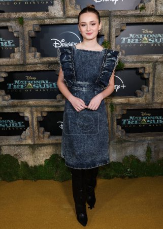 Photo for Audrey Grace Marshall arrives at the Disney+ Original Series 'National Treasure: Edge Of History' Season 1 Red Carpet Event held at the El Capitan Theatre on December 5, 2022 in Hollywood, Los Angeles, California, United States. - Royalty Free Image