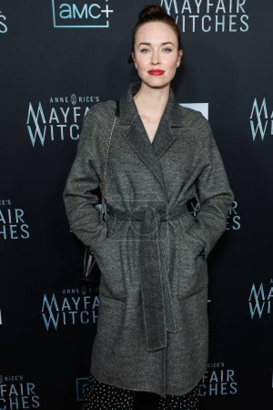 Photo for Canadian actress Elyse Levesque arrives at the Los Angeles Premiere Of AMC Networks' 'Anne Rice's Mayfair Witches' held at the Harmony Gold Theater on December 7, 2022 in Hollywood, Los Angeles, California, United States. - Royalty Free Image