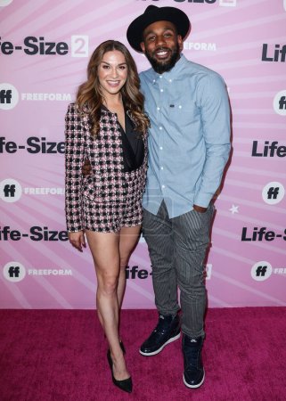 Photo for HOLLYWOOD, LOS ANGELES, CALIFORNIA, USA - NOVEMBER 27: American dancer Allison Holker and husband/American freestyle hip hop dancer, choreographer, actor, television producer, television personality Stephen Boss - Royalty Free Image