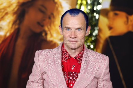 Photo for Australian-American musician Flea (Michael Peter Balzary), bassist of the rock band Red Hot Chili Peppers arrives at the Global Premiere Screening Of Paramount Pictures 'Babylon' held at the Academy Museum of Motion Pictures on December 15, 2022 - Royalty Free Image
