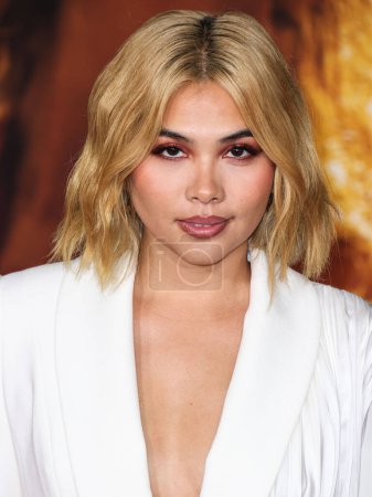 Photo for American singer, dancer and actress Hayley Kiyoko arrives at the Global Premiere Screening Of Paramount Pictures 'Babylon' held at the Academy Museum of Motion Pictures on December 15, 2022 in Los Angeles, California, United States. - Royalty Free Image