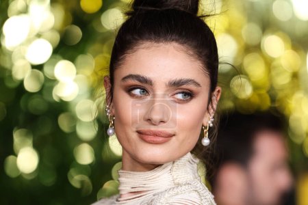 Photo for American model Taylor Hill arrives at the Global Premiere Screening Of Paramount Pictures 'Babylon' held at the Academy Museum of Motion Pictures on December 15, 2022 in Los Angeles, California, United States. - Royalty Free Image