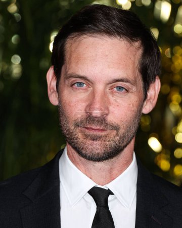 Photo for American actor Tobey Maguire arrives at the Global Premiere Screening Of Paramount Pictures 'Babylon' held at the Academy Museum of Motion Pictures on December 15, 2022 in Los Angeles, California, United States. - Royalty Free Image