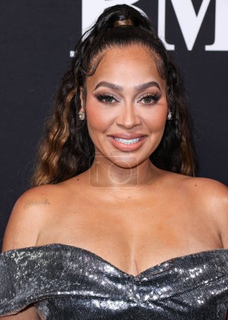 Téléchargez les photos : American television personality and actress La La Anthony (Alani Nicole Anthony) arrives at the Los Angeles Premiere Of STARZ' 'BMF' (Black Mafia Family) Season 2 held at the TCL Chinese Theatre IMAX on January 5, 2023 in Hollywood, Los Angeles, USA. - en image libre de droit