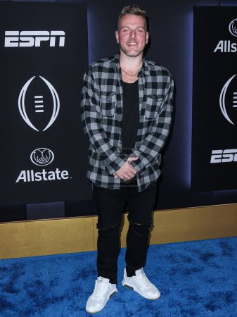 Photo for Pat McAfee arrives at ESPN And CFP's Allstate Party At The Playoff Event 2023 held at The Majestic Downtown on January 7, 2023 in Los Angeles, California, United States. - Royalty Free Image