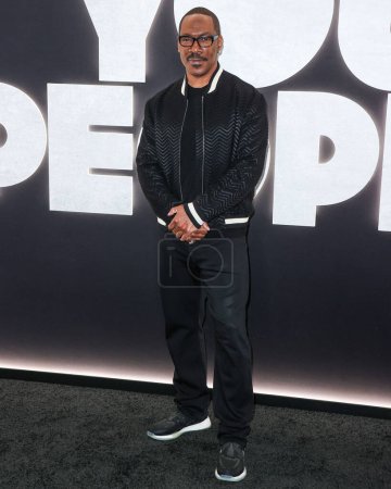 Photo for American actor, comedian, writer, producer and singer Eddie Murphy arrives at the Los Angeles Premiere Of Netflix's 'You People' held at the Regency Village Theatre on January 17, 2023 in Westwood, Los Angeles, California, United States. - Royalty Free Image