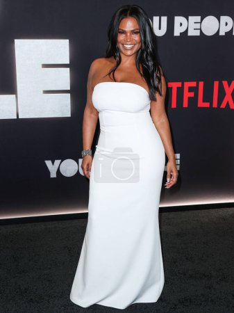 Foto de American actress Nia Long arrives at the Los Angeles Premiere Of Netflix's 'You People' held at the Regency Village Theatre on January 17, 2023 in Westwood, Los Angeles, California, United States. - Imagen libre de derechos