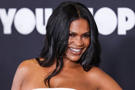 Foto de American actress Nia Long arrives at the Los Angeles Premiere Of Netflix's 'You People' held at the Regency Village Theatre on January 17, 2023 in Westwood, Los Angeles, California, United States. - Imagen libre de derechos