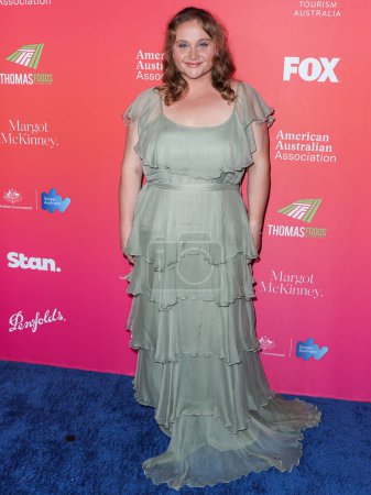 Photo for Australian actress Danielle Macdonald arrives at the GDay USA Arts Gala 2023 held at the Skirball Cultural Center on January 28, 2023 in Los Angeles, California, United States. - Royalty Free Image