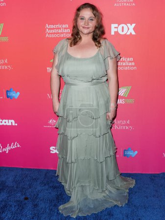 Photo for Australian actress Danielle Macdonald arrives at the GDay USA Arts Gala 2023 held at the Skirball Cultural Center on January 28, 2023 in Los Angeles, California, United States. - Royalty Free Image