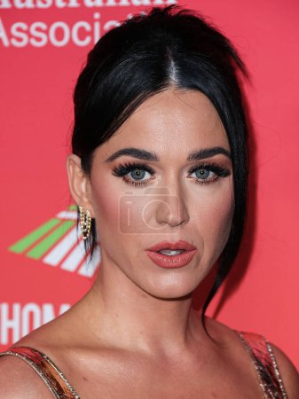 Photo for American singer-songwriter Katy Perry arrives at the GDay USA Arts Gala 2023 held at the Skirball Cultural Center on January 28, 2023 in Los Angeles, California, United States. - Royalty Free Image