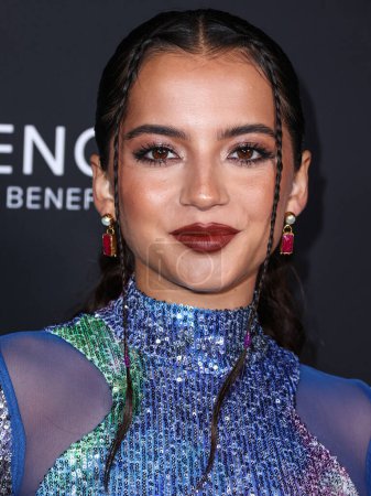 Foto de American actress and singer Isabela Merced (Isabela Yolanda Moner) arrives at the Universal Music Group 2023 65th GRAMMY Awards After Party held at Milk Studios Los Angeles on February 5, 2023 in Los Angeles, California, United States. - Imagen libre de derechos