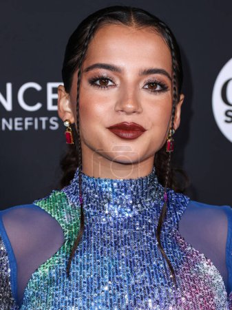 Foto de American actress and singer Isabela Merced (Isabela Yolanda Moner) arrives at the Universal Music Group 2023 65th GRAMMY Awards After Party held at Milk Studios Los Angeles on February 5, 2023 in Los Angeles, California, United States. - Imagen libre de derechos