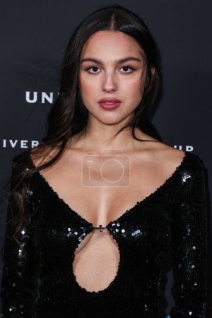 Foto de American singer-songwriter and actress Olivia Rodrigo arrives at the Universal Music Group 2023 65th GRAMMY Awards After Party held at Milk Studios Los Angeles on February 5, 2023 in Los Angeles, California, United States. - Imagen libre de derechos