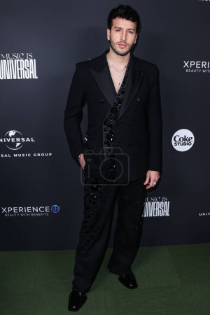 Photo for Sebastian Yatra arrives at the Universal Music Group 2023 65th GRAMMY Awards After Party held at Milk Studios Los Angeles on February 5, 2023 in Los Angeles, California, United States. - Royalty Free Image