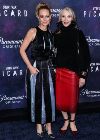Photo for Jeri Ryan and Gates McFadden arrive at the Los Angeles Premiere Of Paramount+'s Original Series 'Star Trek: Picard' Third And Final Season held at the TCL Chinese Theatre IMAX on February 9, 2023 in Hollywood, Los Angeles, California, United States. - Royalty Free Image