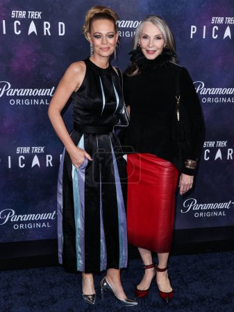 Photo for Jeri Ryan and Gates McFadden arrive at the Los Angeles Premiere Of Paramount+'s Original Series 'Star Trek: Picard' Third And Final Season held at the TCL Chinese Theatre IMAX on February 9, 2023 in Hollywood, Los Angeles, California, United States. - Royalty Free Image