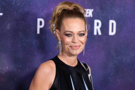Photo for American actress Jeri Ryan arrives at the Los Angeles Premiere Of Paramount+'s Original Series 'Star Trek: Picard' Third And Final Season held at the TCL Chinese Theatre IMAX on February 9, 2023 in Hollywood, Los Angeles, California, United States. - Royalty Free Image
