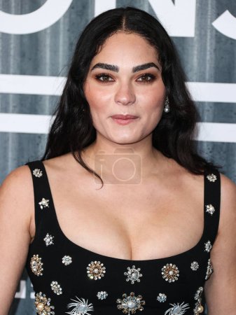 Téléchargez les photos : American actress and singer Brittany O'Grady arrives at the Los Angeles Premiere Of Amazon Prime Video's 'The Consultant' Season 1 held at The Culver Theater on February 13, 2023 in Culver City, Los Angeles, California, United States. - en image libre de droit