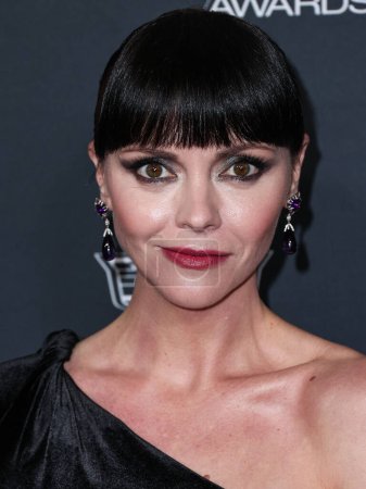 American actress Christina Ricci wearing Martin Katz jewelry arrives at the 75th Annual Directors Guild Of America (DGA) Awards held at The Beverly Hilton Hotel on February 18, 2023 in Beverly Hills, Los Angeles, California, United States. 