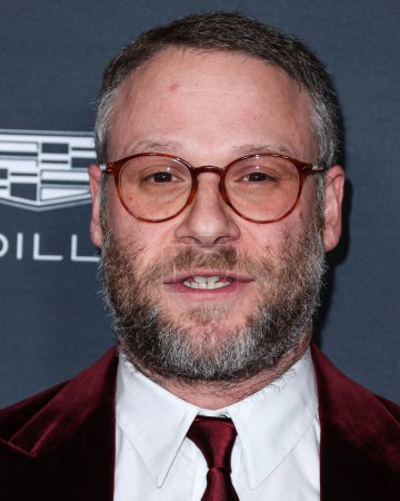 Foto de Canadian-American actor, comedian and filmmaker Seth Rogen arrives at the 75th Annual Directors Guild Of America (DGA) Awards held at The Beverly Hilton Hotel on February 18, 2023 in Beverly Hills, Los Angeles, California, United States. - Imagen libre de derechos
