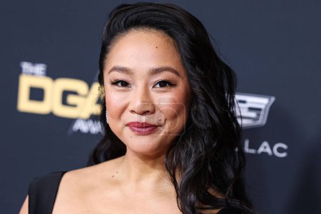Photo for American actress Stephanie Hsu arrives at the 75th Annual Directors Guild Of America (DGA) Awards held at The Beverly Hilton Hotel on February 18, 2023 in Beverly Hills, Los Angeles, California, United States. - Royalty Free Image