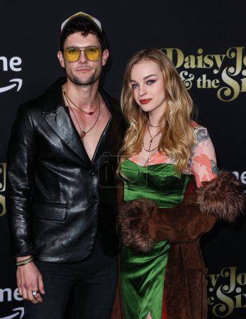 Photo for Dylan McTee and Olivia Rose Keegan arrive at the Los Angeles Premiere Of Amazon Prime Video's 'Daisy Jones & The Six' Season 1 held at the TCL Chinese Theatre IMAX on February 23, 2023 in Hollywood, Los Angeles, California, United States. - Royalty Free Image