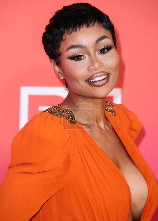 Téléchargez les photos : American model and socialite Blac Chyna arrives at the 54th Annual NAACP Image Awards held at the Pasadena Civic Auditorium on February 25, 2023 in Pasadena, Los Angeles, California, United States. - en image libre de droit