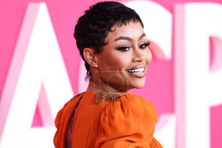 Photo for American model and socialite Blac Chyna arrives at the 54th Annual NAACP Image Awards held at the Pasadena Civic Auditorium on February 25, 2023 in Pasadena, Los Angeles, California, United States. - Royalty Free Image