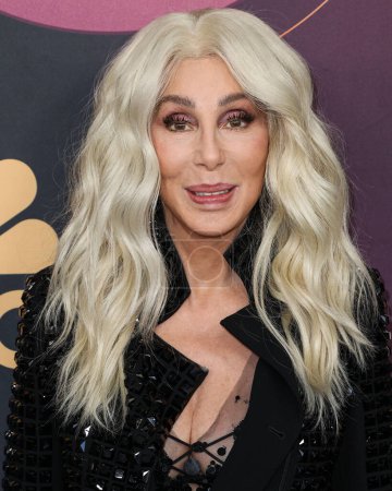Photo for American singer, actress and television personality Cher arrives at NBC's 'Carol Burnett: 90 Years Of Laughter + Love' Birthday Special held at AVALON Hollywood and Bardot on March 2, 2023 in Hollywood, Los Angeles, California, United States. - Royalty Free Image