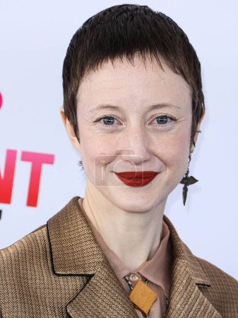 Photo for Andrea Riseborough arrives at the 2023 Film Independent Spirit Awards held at the Santa Monica Beach on March 4, 2023 in Santa Monica, Los Angeles, California, United States. - Royalty Free Image