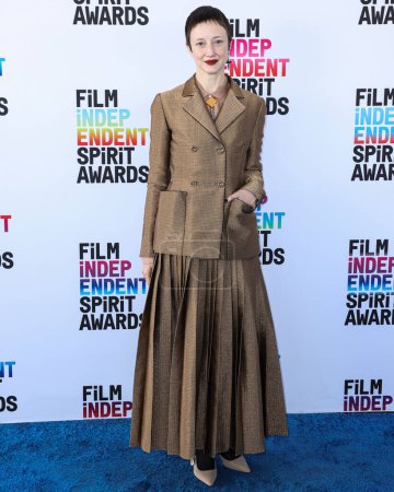 Photo for Andrea Riseborough arrives at the 2023 Film Independent Spirit Awards held at the Santa Monica Beach on March 4, 2023 in Santa Monica, Los Angeles, California, United States. - Royalty Free Image