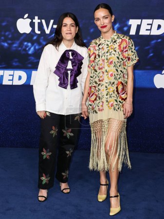Photo for Abbi Jacobson and Jodi Balfour arrive at the Los Angeles Premiere Of Apple TV+'s Original Series 'Ted Lasso' Season 3 held at the Regency Village Theatre on March 7, 2023 in Westwood, Los Angeles, California, United States. - Royalty Free Image