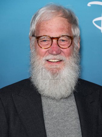Photo for American television host, comedian, writer and producer Dave Letterman arrives at the Los Angeles Premiere Of Disney+'s Music Docu-Special 'Bono & The Edge: A Sort of Homecoming, With Dave Letterman' held at The Orpheum Theatre on March 8, 2023 in LA - Royalty Free Image
