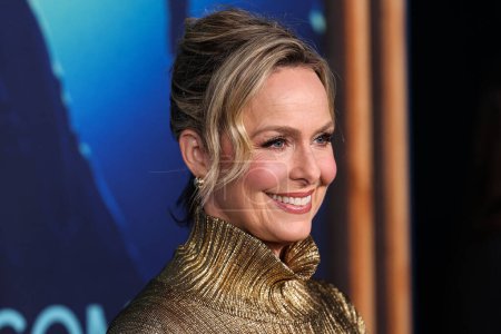 Photo for American actress Melora Hardin arrives at the Los Angeles Premiere Of Disney+'s Music Docu-Special 'Bono & The Edge: A Sort of Homecoming, With Dave Letterman' held at The Orpheum Theatre on March 8, 2023 in Los Angeles, California, United States. - Royalty Free Image