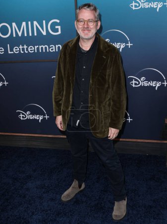 Photo for American film producer, director and writer Morgan Neville arrives at the Los Angeles Premiere Of Disney+'s Music Docu-Special 'Bono & The Edge: A Sort of Homecoming, With Dave Letterman' held at The Orpheum Theatre on March 8, 2023 in Los Angeles - Royalty Free Image