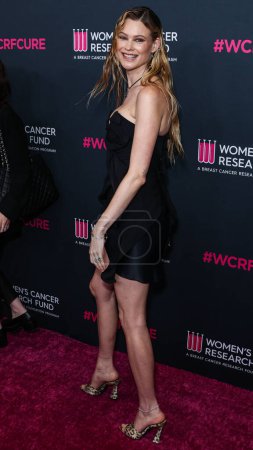 Photo for Namibian model Behati Prinsloo arrives at The Women's Cancer Research Fund's An Unforgettable Evening Benefit Gala 2023 held at the Beverly Wilshire, A Four Seasons Hotel on March 16, 2023 in Beverly Hills, Los Angeles, California, United States. - Royalty Free Image