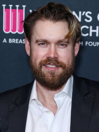 Photo for American actor and musician Chord Overstreet arrives at The Women's Cancer Research Fund's An Unforgettable Evening Benefit Gala 2023 held at the Beverly Wilshire, A Four Seasons Hotel on March 16, 2023 in Beverly Hills, Los Angeles, California, USA - Royalty Free Image